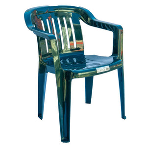 Set da 4 sedie Venezia da giardino in resina - Arredo Esterno Colore: Verde