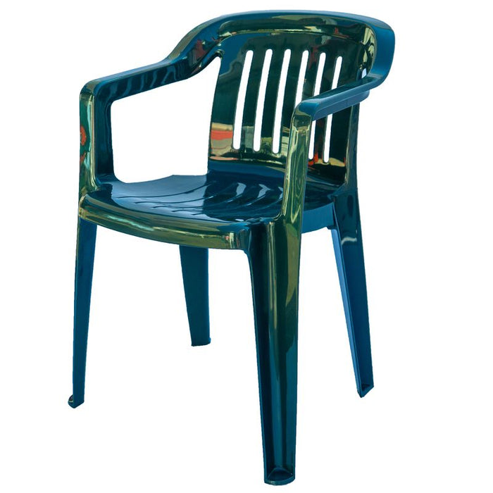 Set da 4 sedie Venezia da giardino in resina - Arredo Esterno Colore: Verde