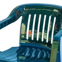 Set da 4 sedie Venezia da giardino in resina - Arredo Esterno Colore: Verde