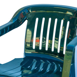 Set da 4 sedie Venezia da giardino in resina - Arredo Esterno Colore: Verde