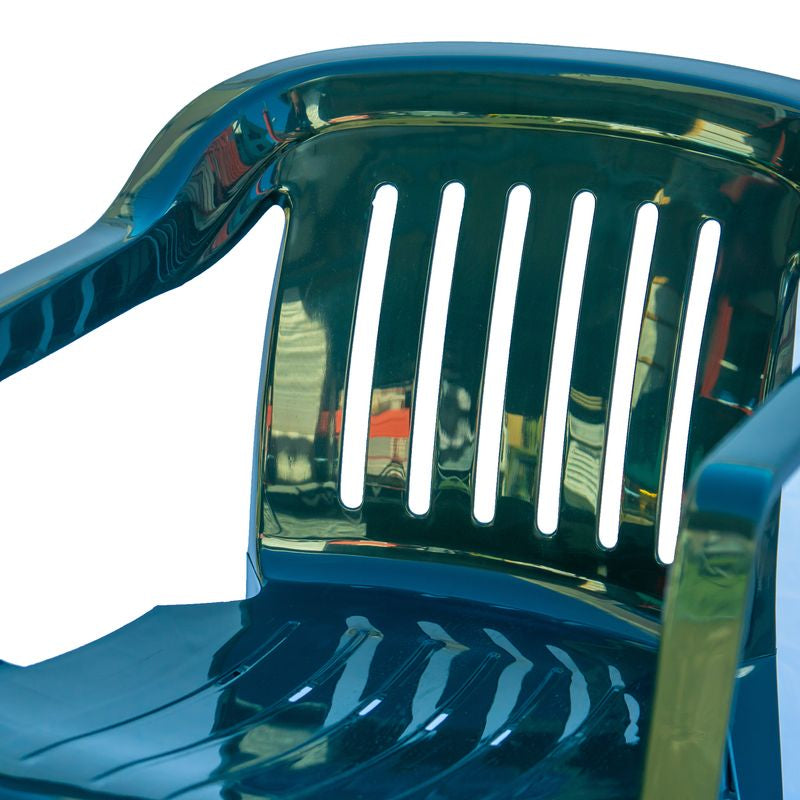 Set da 4 sedie Venezia da giardino in resina - Arredo Esterno Colore: Verde