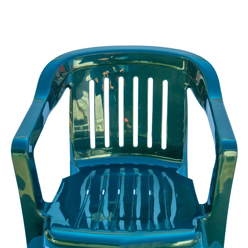 Set da 4 sedie Venezia da giardino in resina - Arredo Esterno Colore: Verde