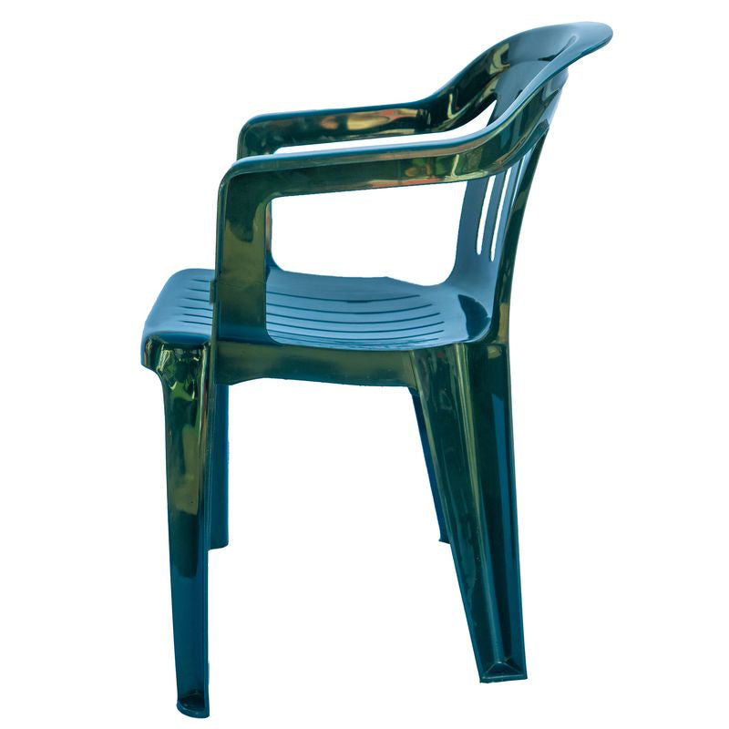 Set da 4 sedie Venezia da giardino in resina - Arredo Esterno Colore: Verde