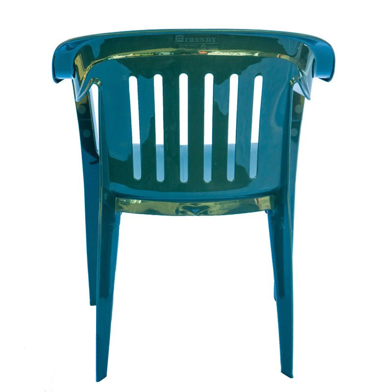 Set da 4 sedie Venezia da giardino in resina - Arredo Esterno Colore: Verde