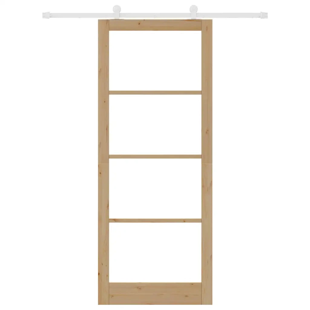 Porta Scorrevole ORKDAL Marrone 93 x 232 cm Legno e metallo 3332067