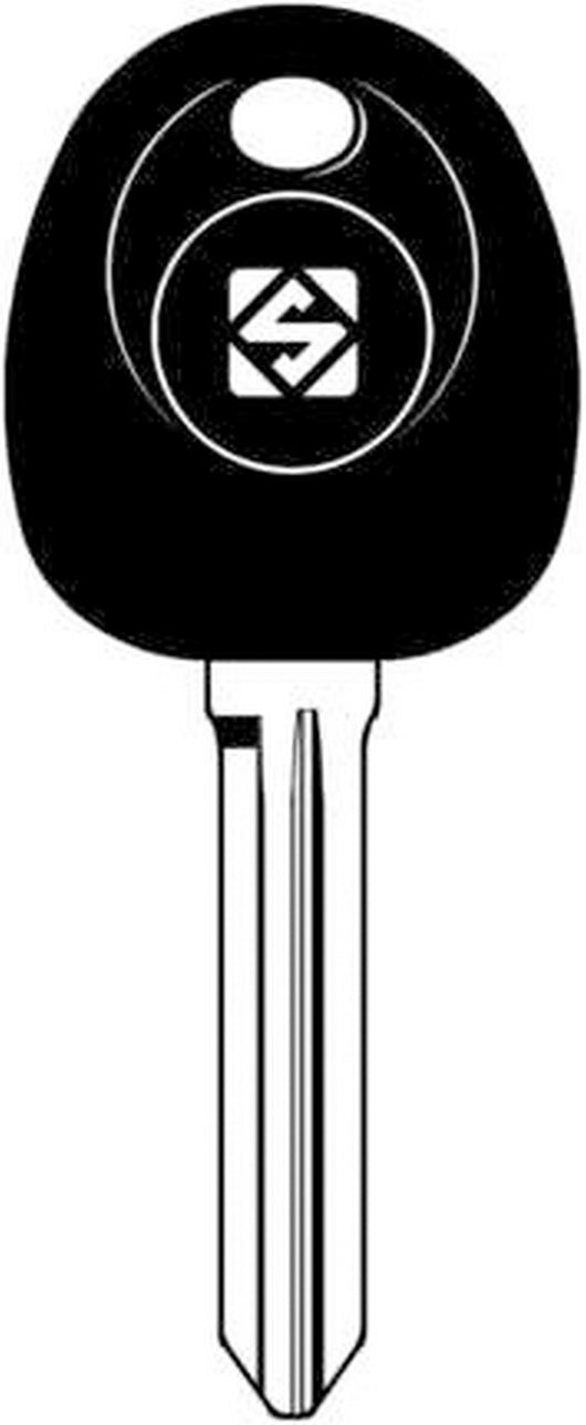 chiave transparente vuota silca hyn14rte gr.96 cod:ferx.17178