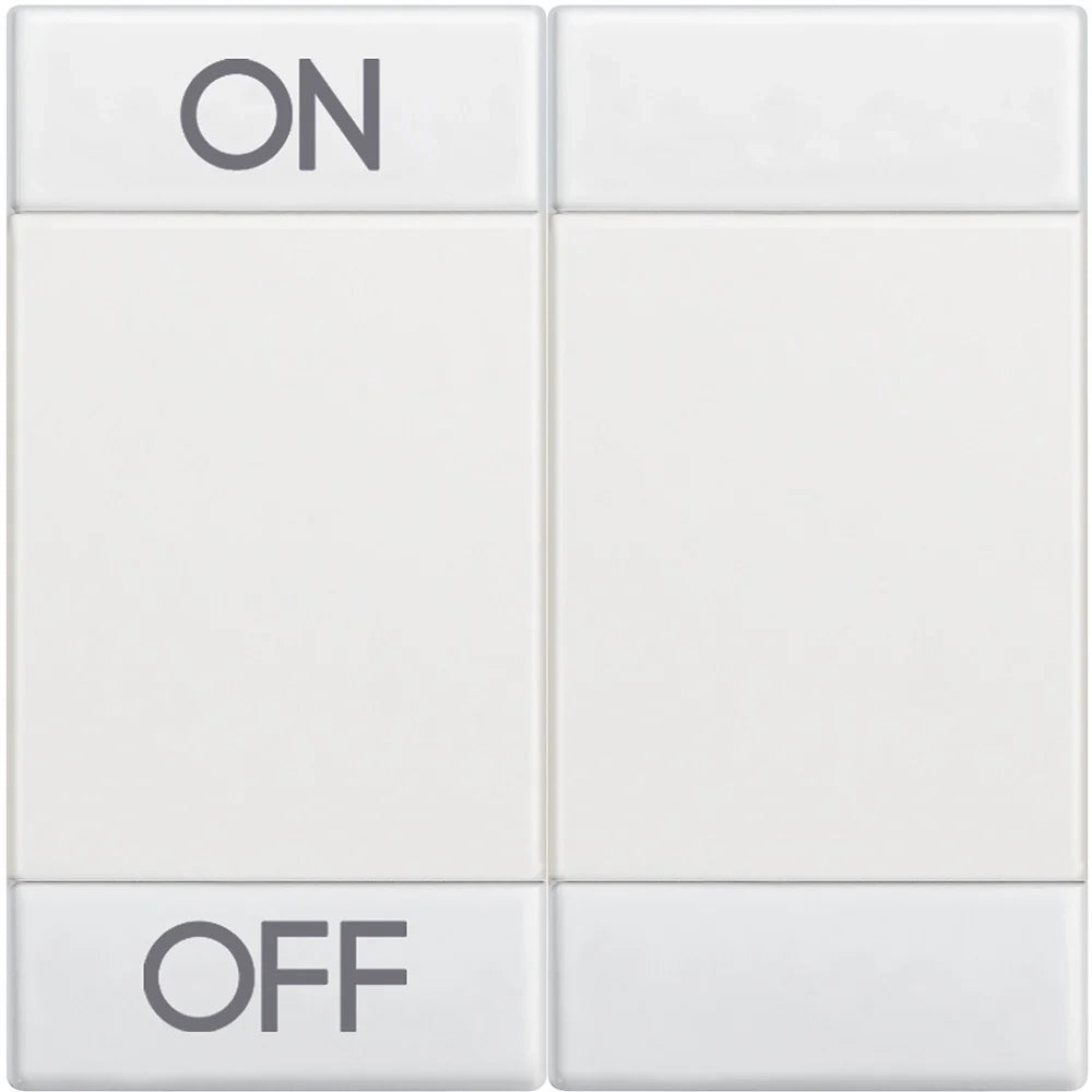 Copritasto LivingLight a 2 funzioni con serigrafia ON OFF N4911M2AGN
