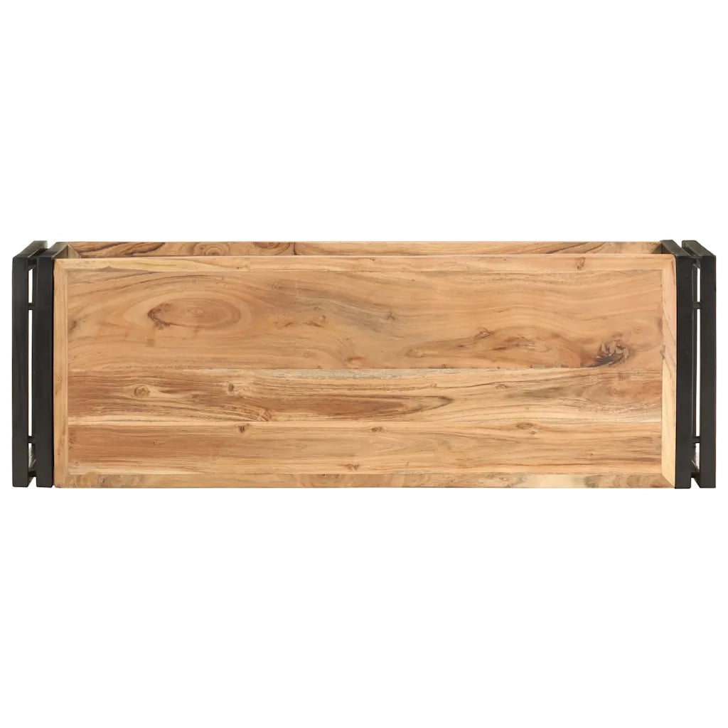 Mobile TV | Armadietto TV | Mobile Porta TV 90x30x40 cm in Legno Massello di Acacia