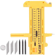 Cutter per compasso adattabile - Tagliatrice di cerchi per carta cartone gomma pelle - Strumento per arti e manualità.