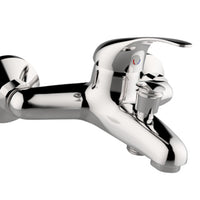 Miscelatore vasca serie eva, finitura cromata