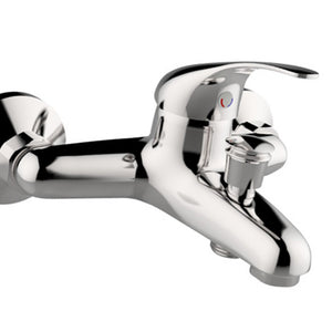 Miscelatore vasca serie eva, finitura cromata