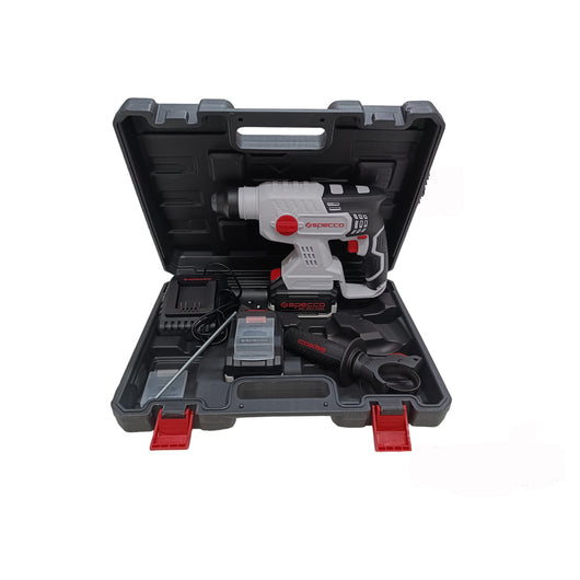 TRAPANO TASSELLATORE A BATTERIA 20V 2J SDS PLUS + 2 BATTERIE E CARICATORE ALFRED DORLATTI