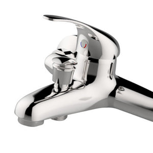 Miscelatore vasca serie eva, finitura cromata