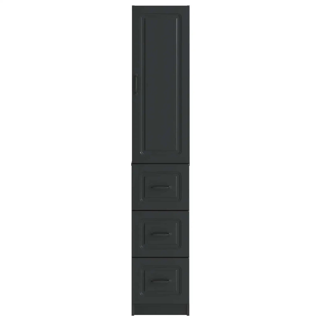 Set di armadi 2 pcs Nero 33 x 34,5 x 87 cm Legno ingegnerizzato