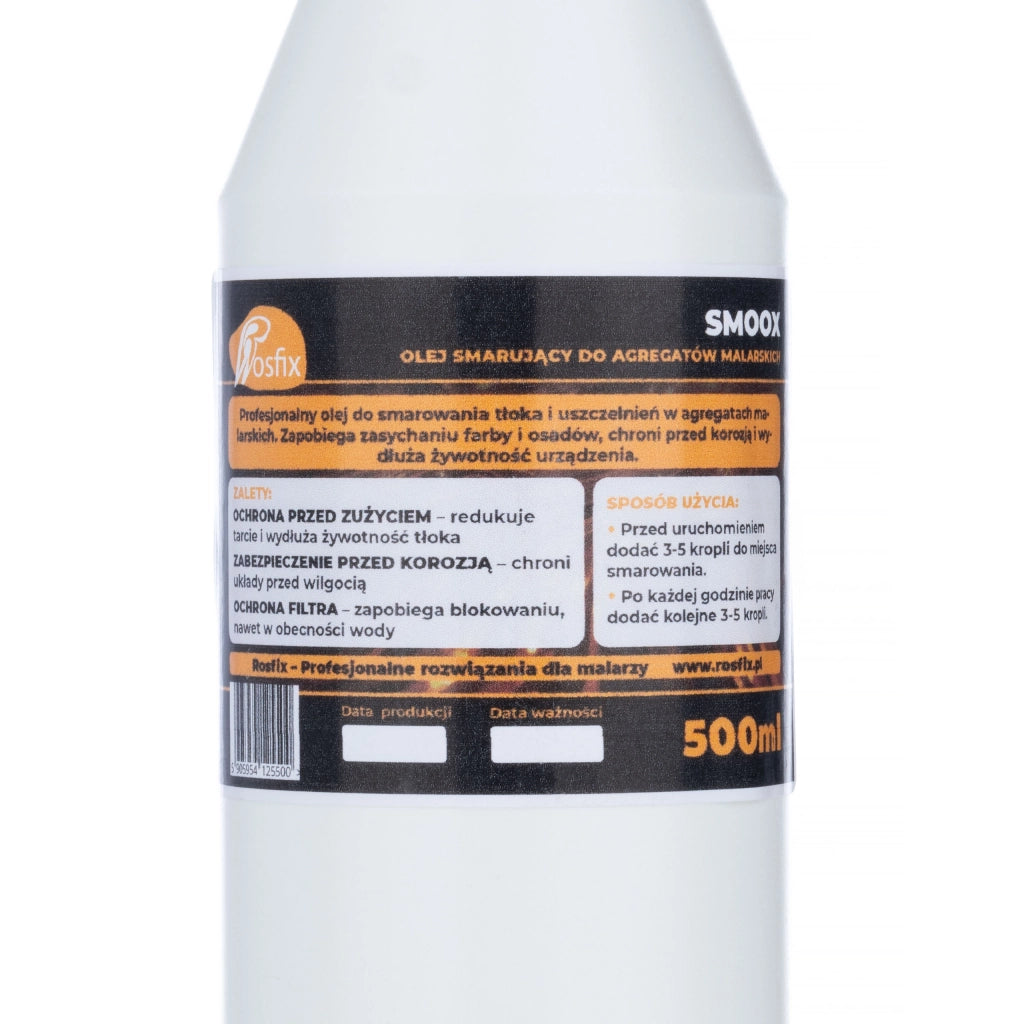 Olio Lubrificante per Spruzzatori Airless di Verniciatura – Protezione Professionale del Pistone | Capacità 500 ml
