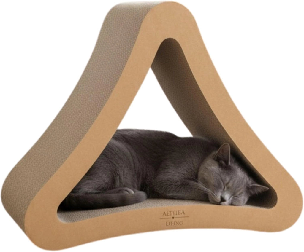 Tiragraffi per gatti DELTA, 2 in 1 in cartone ondulato 64 x 34 x 54 cm