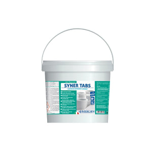 Syner Tabs 5 in 1 3 Kg, Compresse Detergenti Lavastoviglie 5 Funzioni | Interchem