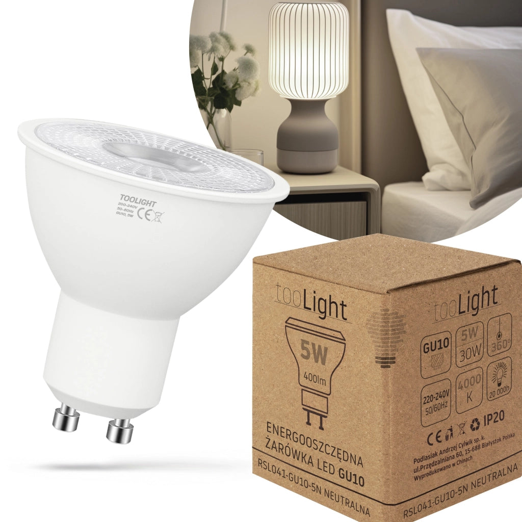 Bulbo Led Rsl041 Gu10 5w Neutral