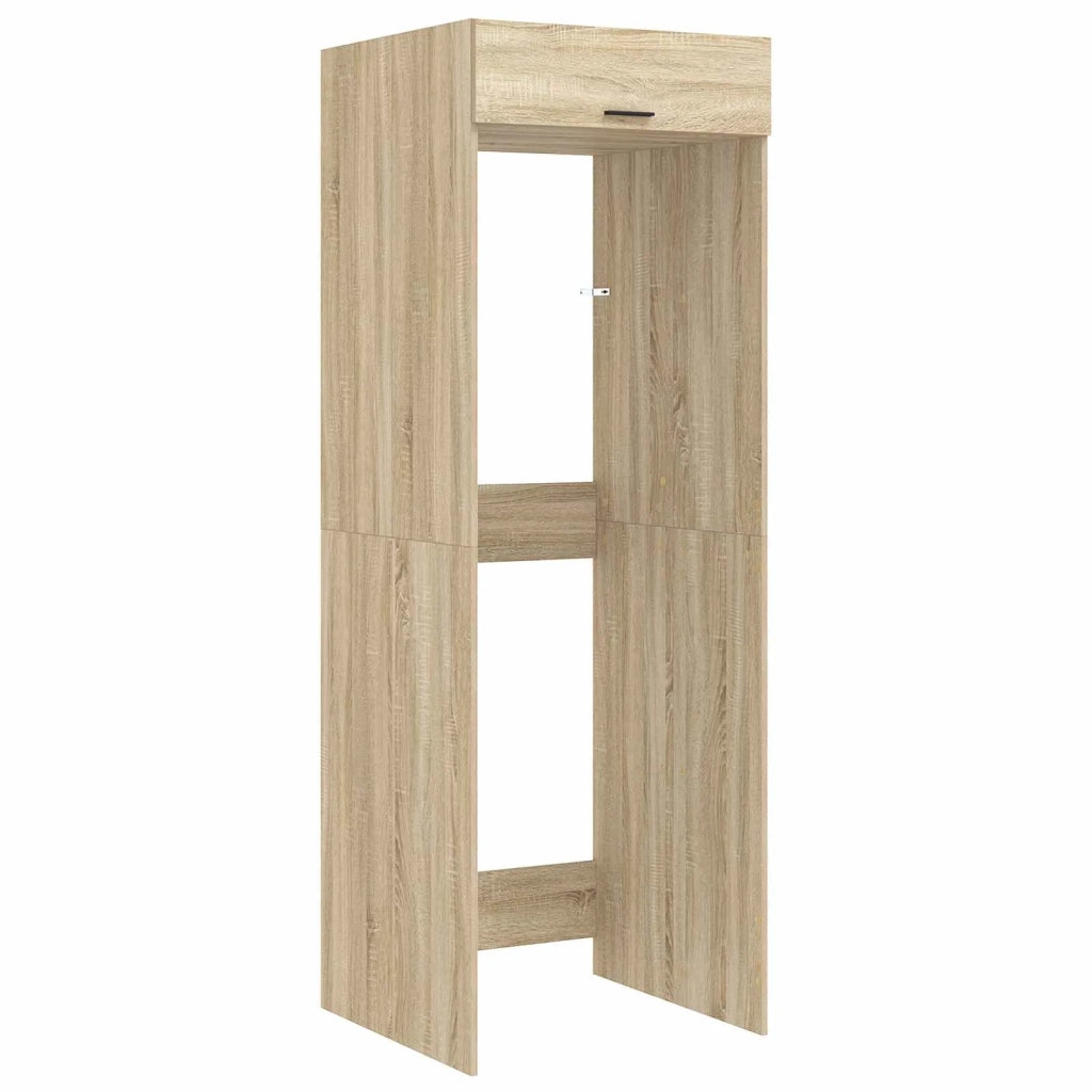 Mobiletto per lavatrice con porta Sonoma 67,5 x 68 x 200 cm 3422786