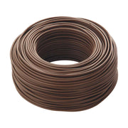 Cavo elettrico gommato marrone multipolare fs18or18 4 fili *** lunghezza metri 50, sezione conduttore 4x2,5mmq, confe...