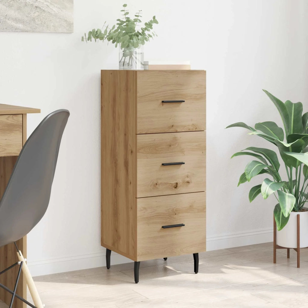 Credenza rovere artigianale 34 x 34,5 x 90 cm Legno multistrato 881577