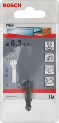Bosch 2 608 597 502 Punta per trapano da svasatura 1 pz