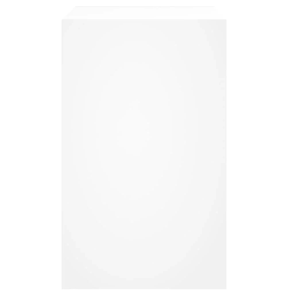 Scarpiera mobile contenitore per scarpe mobile per ingresso/corridoio/soggiorno 60 x 42 x 69 cm legno ingegnerizzato bianco 02_0021492