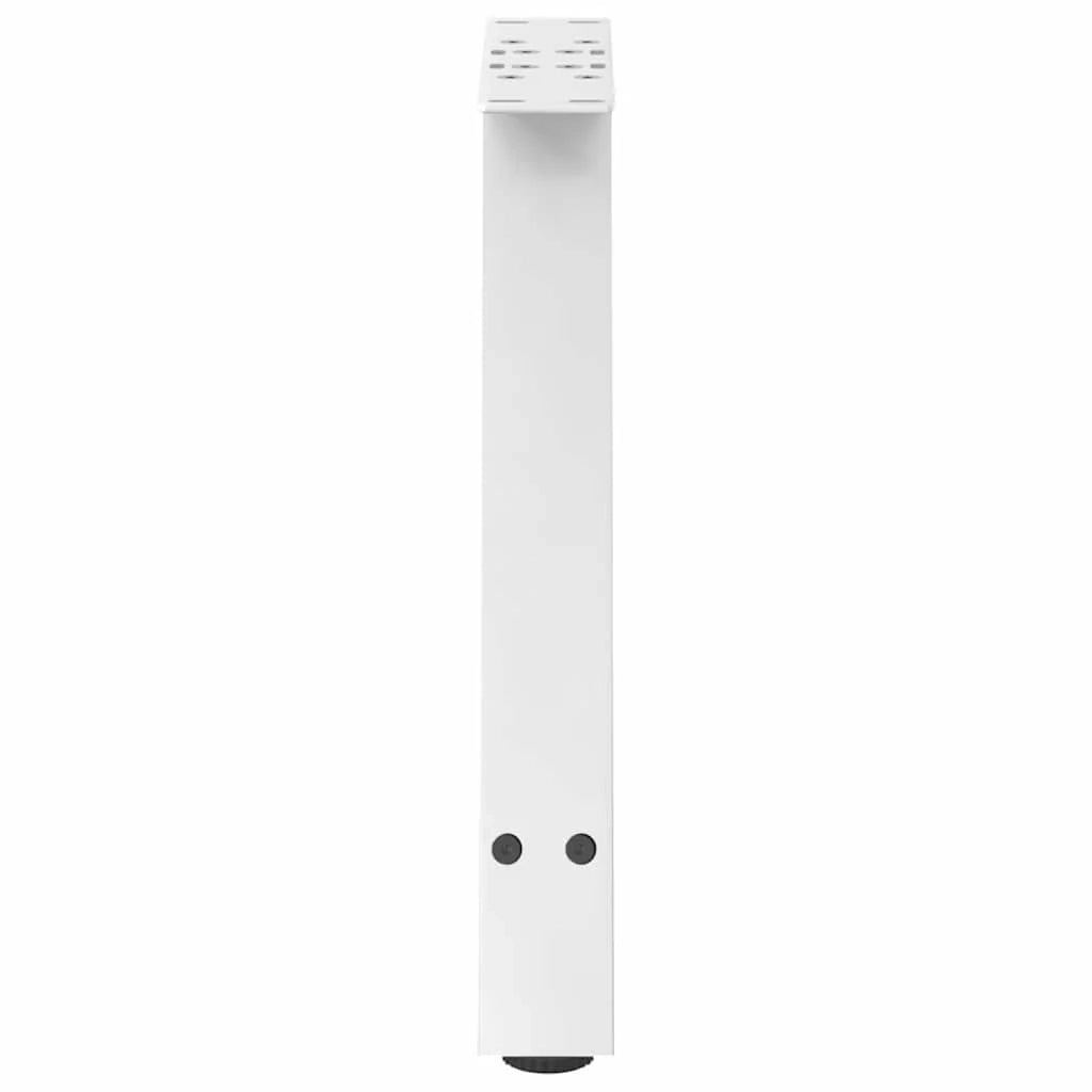 Set di 2 gambe regolabili per tavolino da caffè a forma di A 50 x 42-43 cm design moderno acciaio bianco 02_0057113