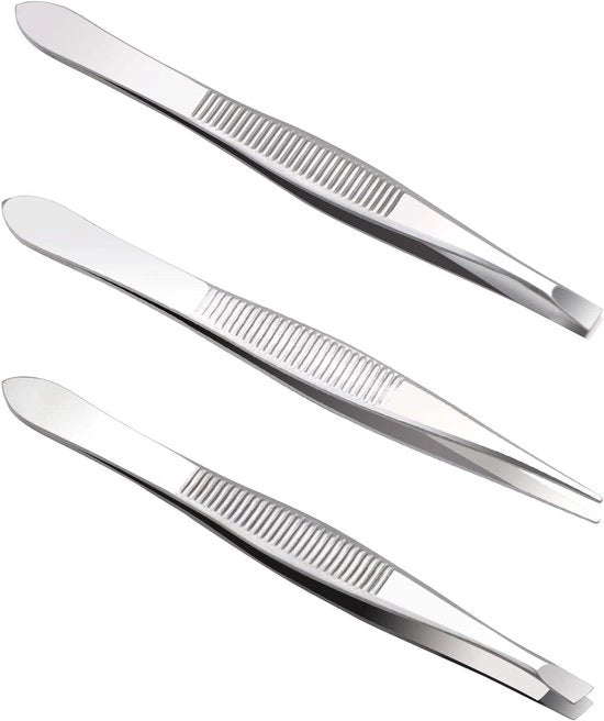 Set di pincette per sopracciglia professionale per cura del viso con qualità medica