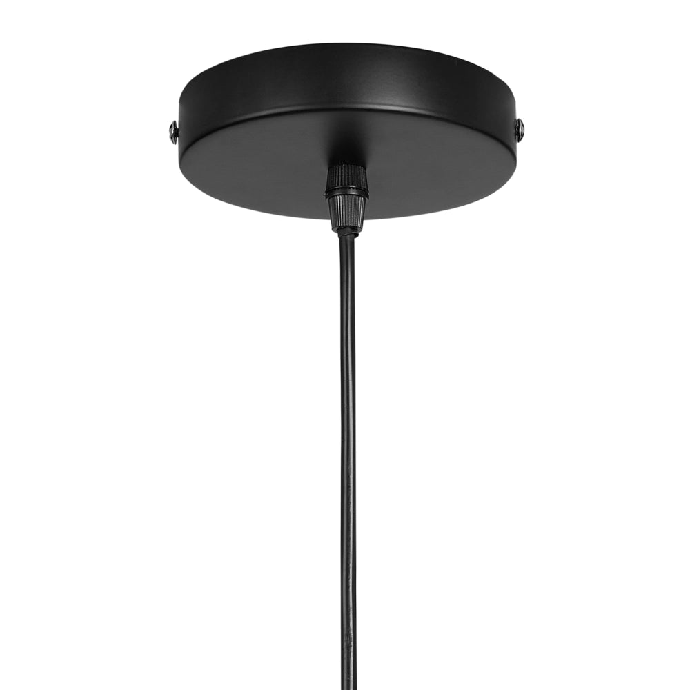 Lampadario con paralume in corda di carta naturale stile elegante soggiorno salotto