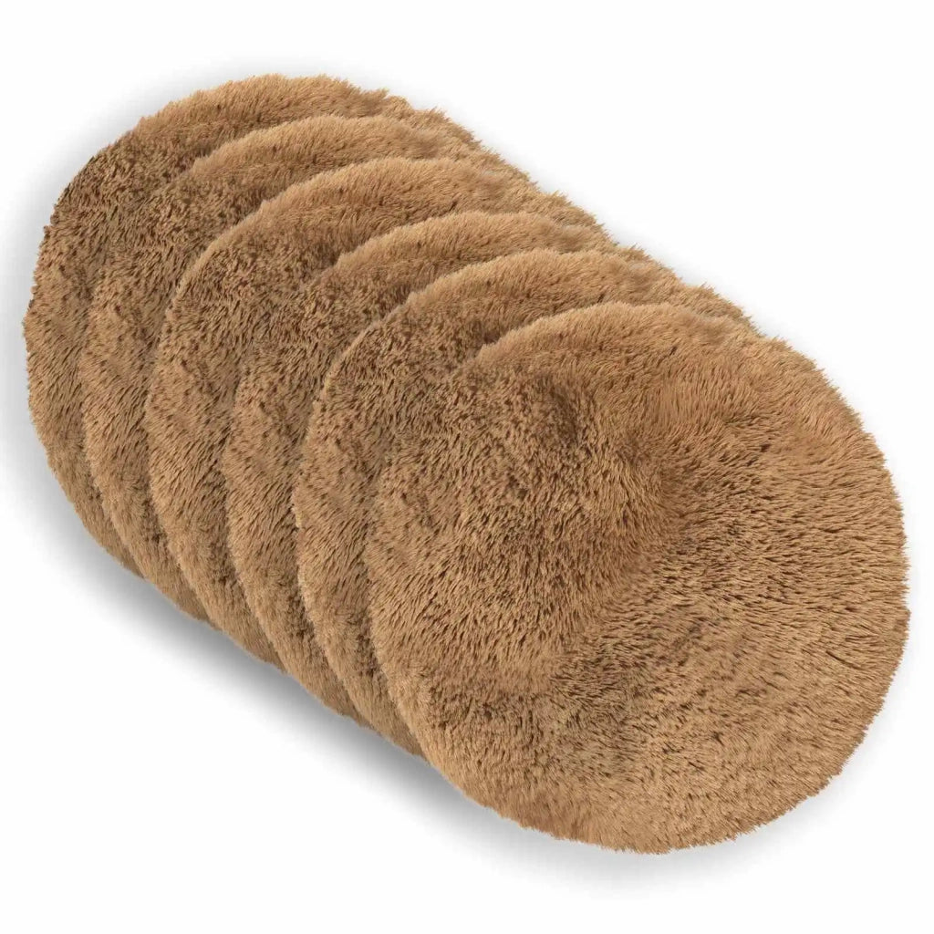 Cuscino con cuscino HEERLEN 6 pz Tortora Fleece PV 929874