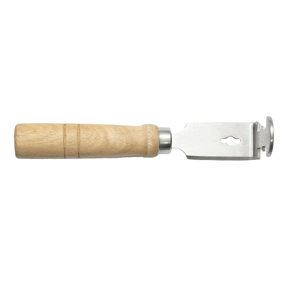 Coltello da apicoltore con manico in legno per la pulizia dei telaini di cera e propoli