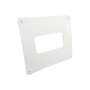 Cornice terminale 55x110mm bianco per cappe