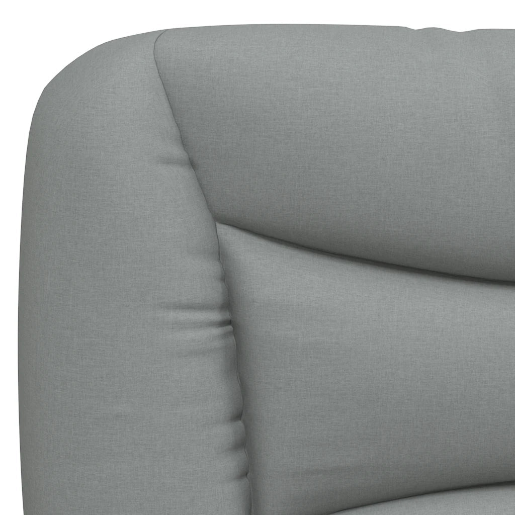 Giroletto senza Materasso Hvar Grigio Chiaro 100x200 cm Tessuto 3207751