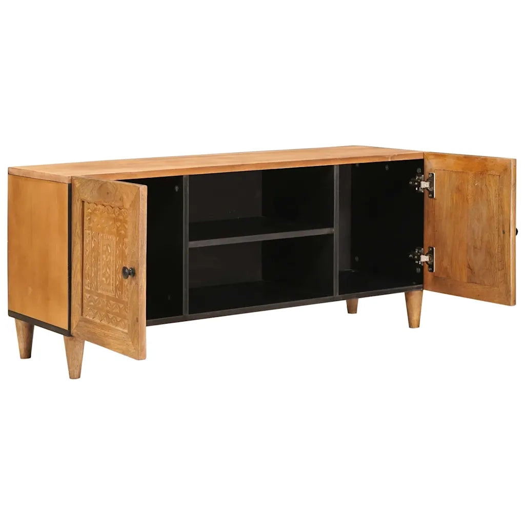 Mobile TV-Credenza per TV Marrone Chiaro 105 x 33 x 46 cm Legno multistrato 808491