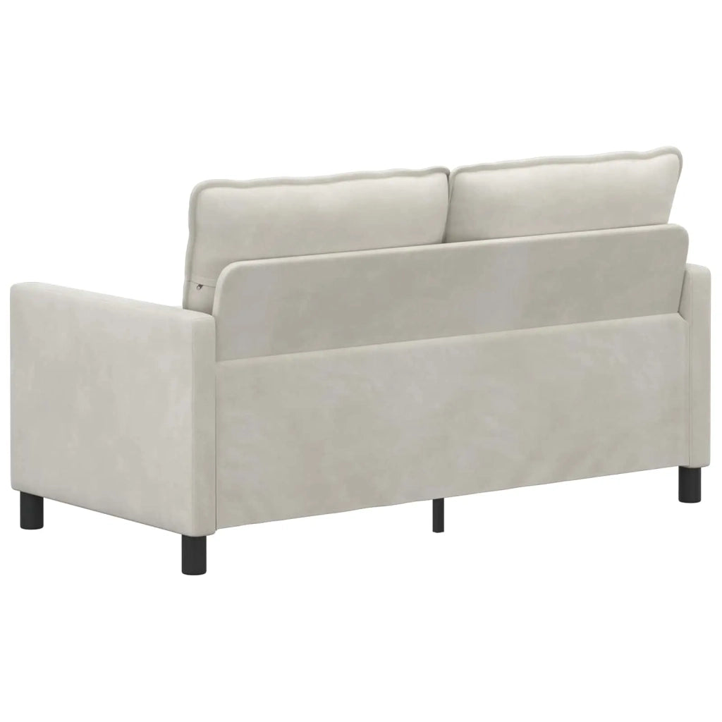 Divano Crema 156 x 81 x 87,5 cm Velluto