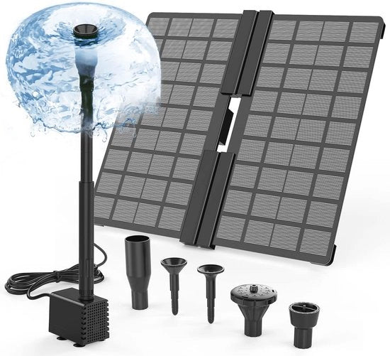Fontana solare - Fontana solare alimentata da energia solare - Pompaggio per laghetto - Pompaggio per laghetto solare - Fontana solare alimentata da energia solare