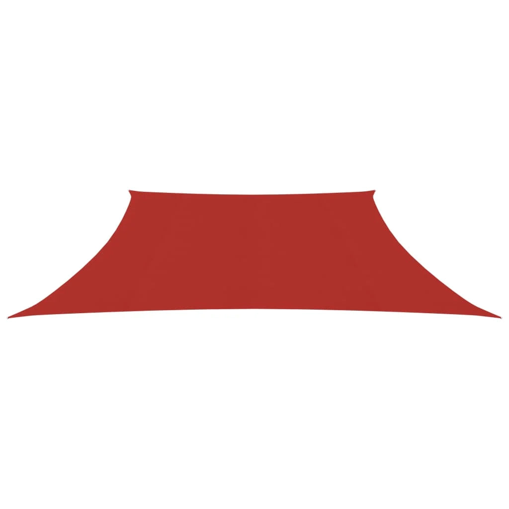 Vela ombreggiante/ombrellone 160 g/m² 3/4 x 2 m HDPE rosso 02_0009264