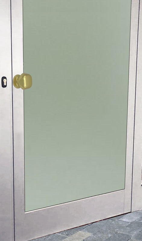 Pomolo fisso per porta SAGUATTI 172/60BB in alluminio oro lucido