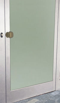 Pomolo fisso per porta SAGUATTI 172/60GB in alluminio bronzo satinato