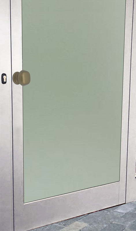 Pomolo fisso per porta SAGUATTI 172/60GB in alluminio bronzo satinato