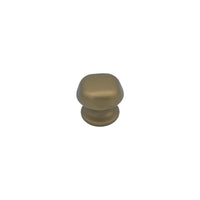 Pomolo fisso per porta SAGUATTI 172/60GB in alluminio bronzo satinato