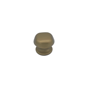 Pomolo fisso per porta SAGUATTI 172/60GB in alluminio bronzo satinato