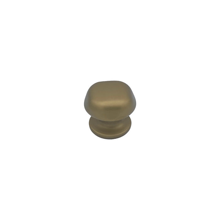 Pomolo fisso per porta SAGUATTI 172/60GB in alluminio bronzo satinato