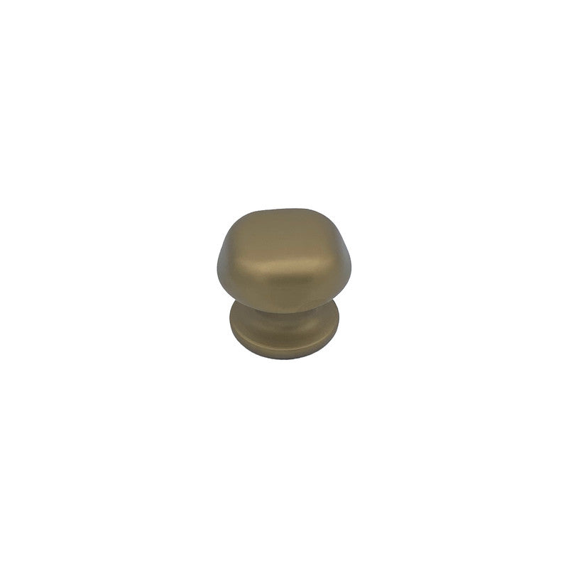 Pomolo fisso per porta SAGUATTI 172/60GB in alluminio bronzo satinato