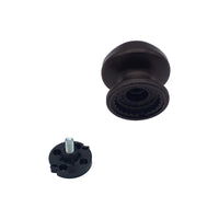 Pomolo fisso per porta SAGUATTI 172/70IB in alluminio marrone opaco