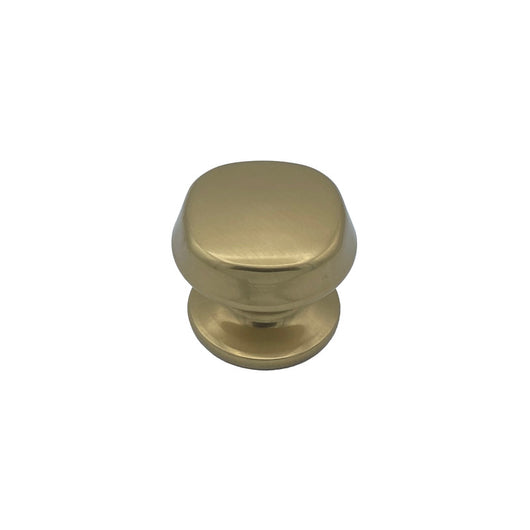 Pomolo fisso per porta SAGUATTI 172/70CB in alluminio bronzo lucido