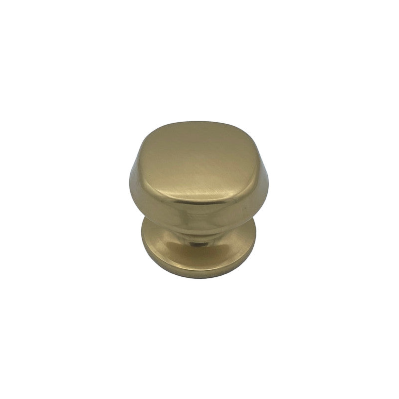 Pomolo fisso per porta SAGUATTI 172/70CB in alluminio bronzo lucido