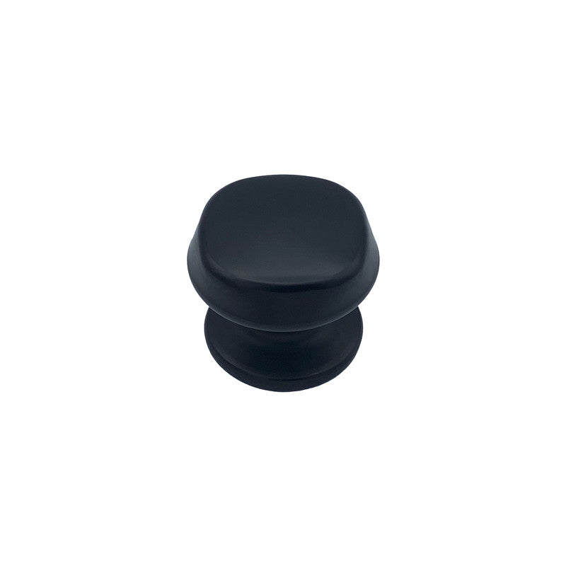 Pomolo fisso per porta SAGUATTI 172/70ZB in alluminio nero opaco