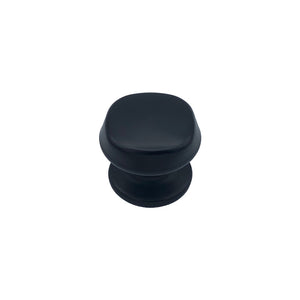 Pomolo fisso per porta SAGUATTI 172/70ZB in alluminio nero opaco